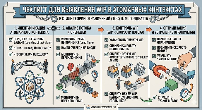 чеклист выявления wip