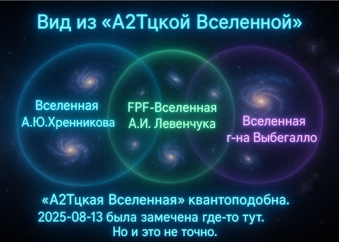 Вид «А2Тцкой Вселенной» — она где-то тут... Но и это не точно...